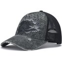 cepur-izliekta-truckeris-peleks-snapback-flaming-gothic-skull-washed-no-ed-hardy