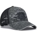 cepur-izliekta-truckeris-peleks-snapback-flaming-gothic-skull-washed-no-ed-hardy