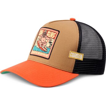 Cepur izliekta truckeris brūns snapback HFT Chill Surf no Coastal