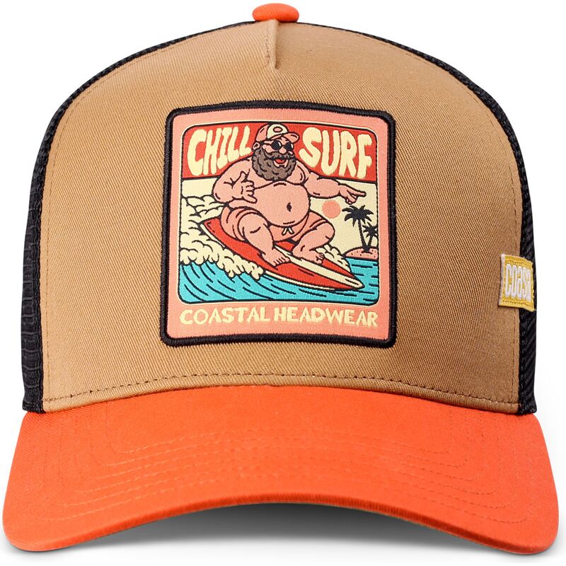 cepur-izliekta-truckeris-bruns-snapback-hft-chill-surf-no-coastal cepur-izliekta-truckeris-bruns-snapback-hft-chill-surf-no-coastal
