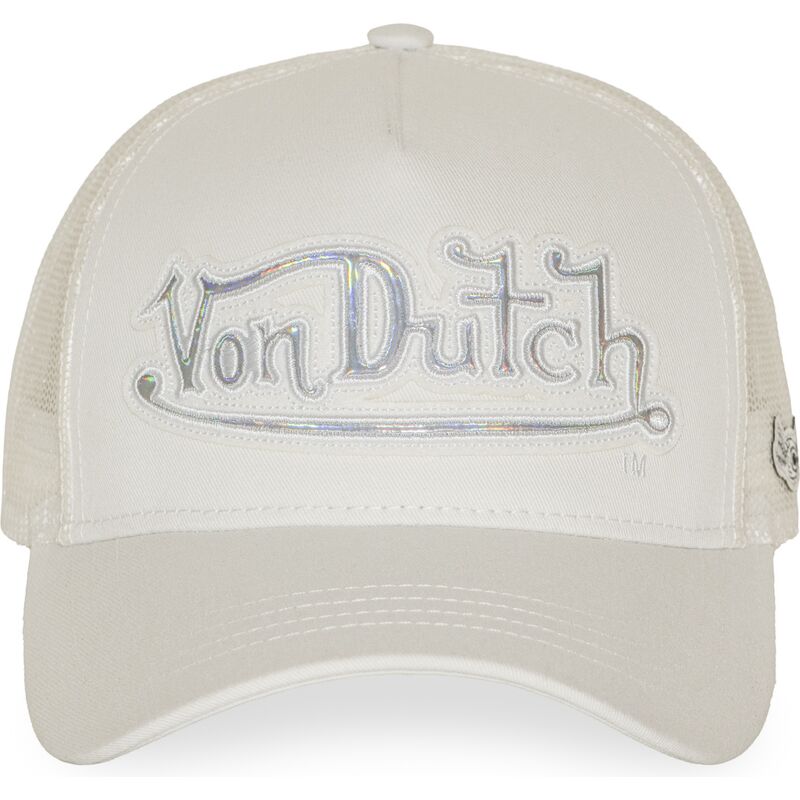 cepur-izliekta-truckeris-kremkrasa-snapback-rainbow-no-von-dutch
