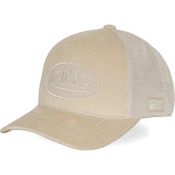 Cepur izliekta truckeris krēmkrāsa snapback LOF B48 no Von Dutch