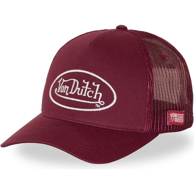 cepur-izliekta-truckeris-sarkans-snapback-lof-b54-no-von-dutch