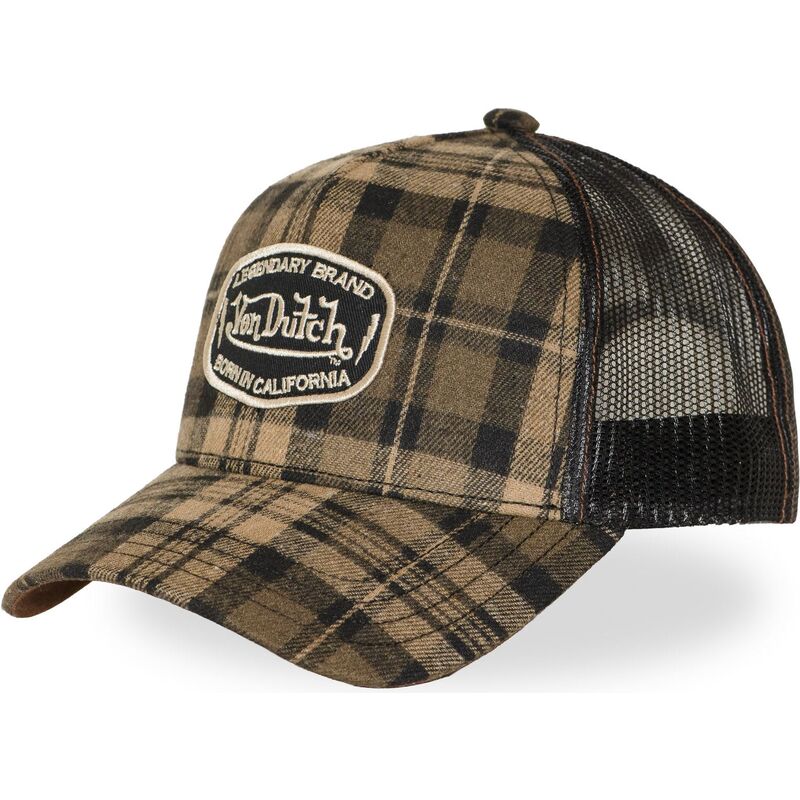 cepur-izliekta-truckeris-bruns-snapback-car08-no-von-dutch