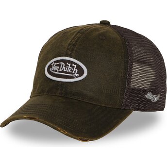 Cepur izliekta truckeris brūns snapback MAC17 no Von Dutch