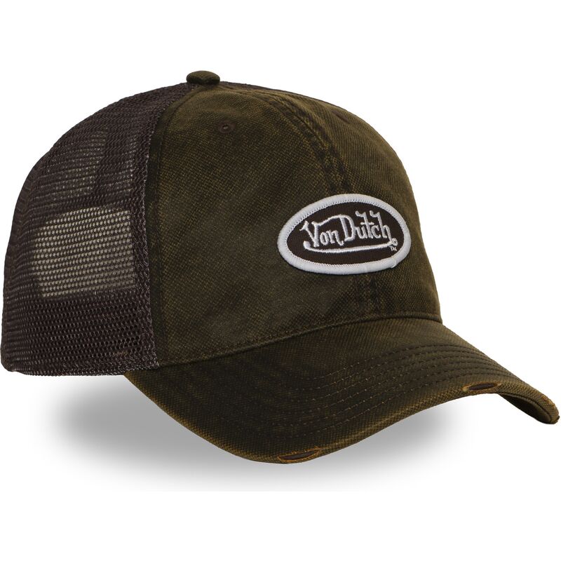 cepur-izliekta-truckeris-bruns-snapback-mac17-no-von-dutch