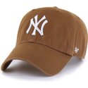 cepur-izliekta-bruns-regulejams-clean-up-pinecone-no-new-york-yankees-mlb-no-47-brand