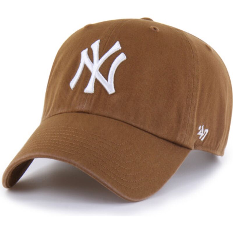 cepur-izliekta-bruns-regulejams-clean-up-pinecone-no-new-york-yankees-mlb-no-47-brand