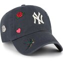 cepur-izliekta-tumsi-zils-regulejams-clean-up-multi-scatter-no-new-york-yankees-mlb-no-47-brand