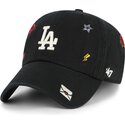 cepur-izliekta-melns-regulejams-clean-up-multi-scatter-no-los-angeles-dodgers-mlb-no-47-brand