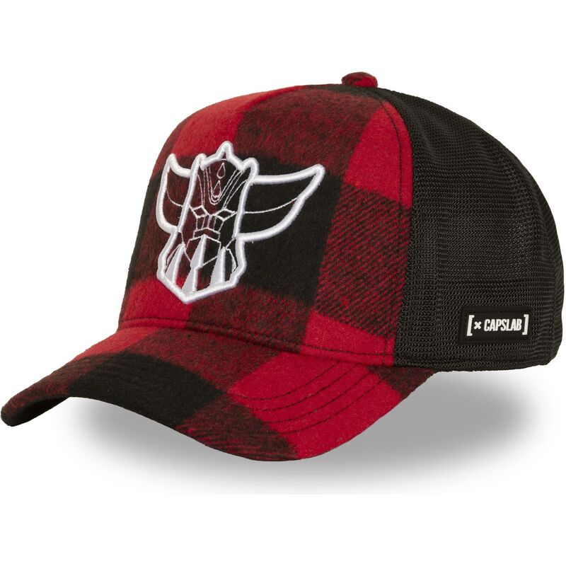 cepur-izliekta-truckeris-sarkans-snapback-gol8-hea-grendizer-robots-grendizer-no-capslab
