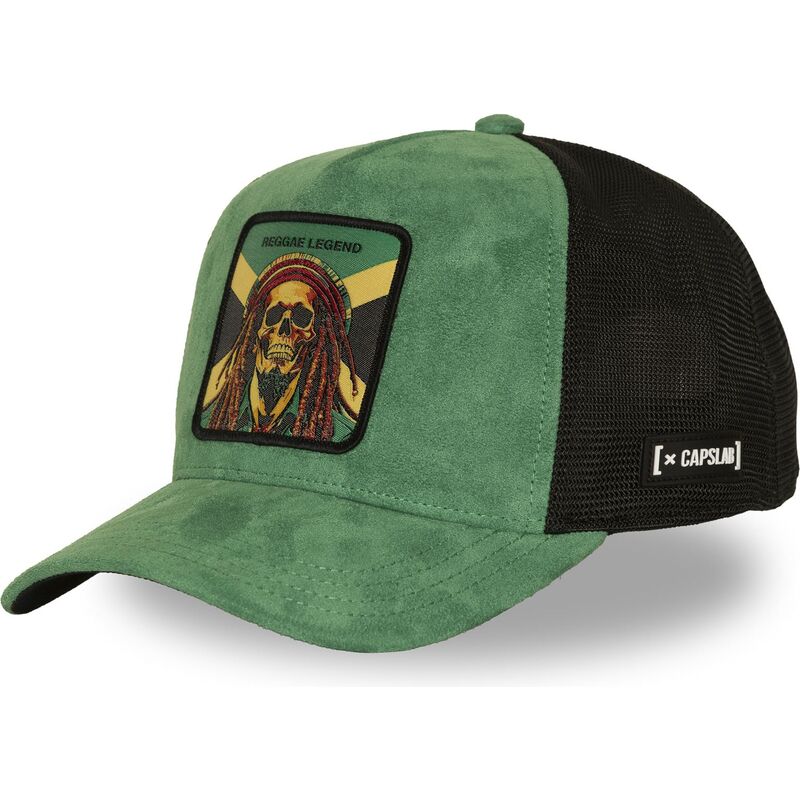 cepur-izliekta-truckeris-zals-snapback-reggae-legend-sta1-reg-bob-marley-slavenibas-no-capslab