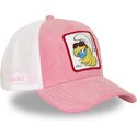 cepur-izliekta-truckeris-roza-snapback-smu3-sof-smurfete-zilisi-no-capslab