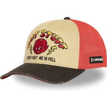 Cepur izliekta truckeris daudzkrāsains snapback HST HEL Hot Stuff The Little Devil no Capslab