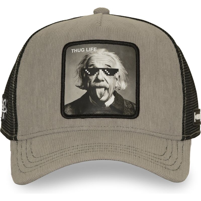 cepur-izliekta-truckeris-peleks-snapback-thug-life-art1-thug-albert-einstein-slavenibas-no-capslab
