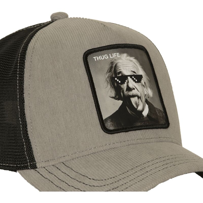 cepur-izliekta-truckeris-peleks-snapback-thug-life-art1-thug-albert-einstein-slavenibas-no-capslab