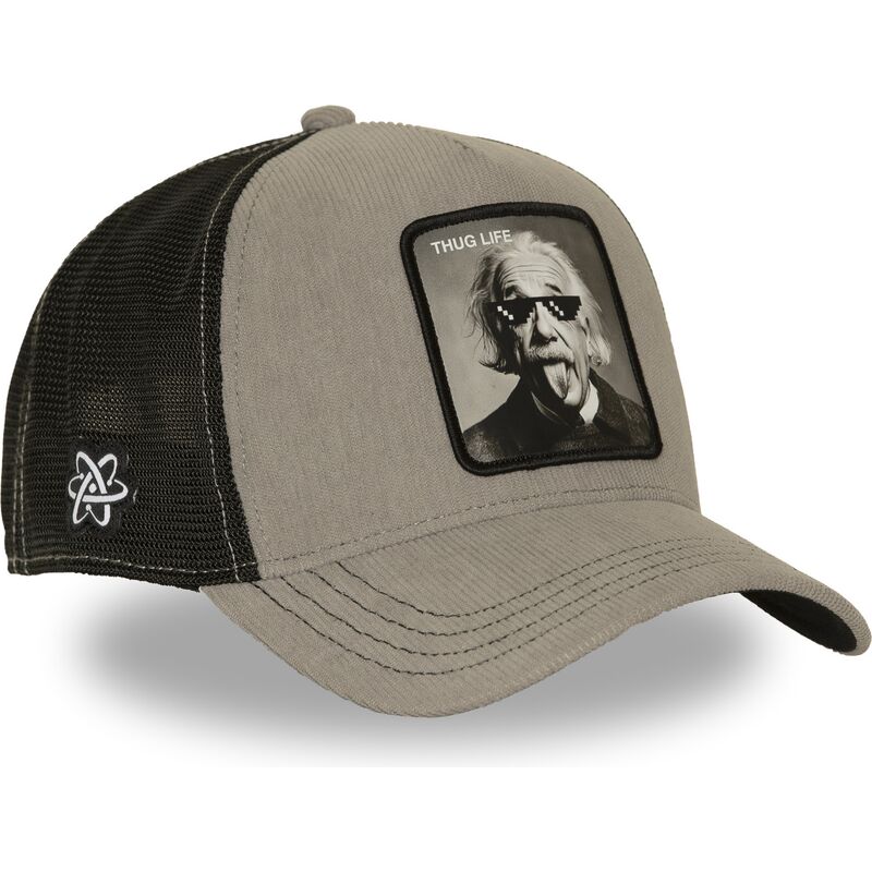 cepur-izliekta-truckeris-peleks-snapback-thug-life-art1-thug-albert-einstein-slavenibas-no-capslab