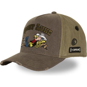 Cepur izliekta brūns snapback LCK4 LUC Lucky Luke no Capslab