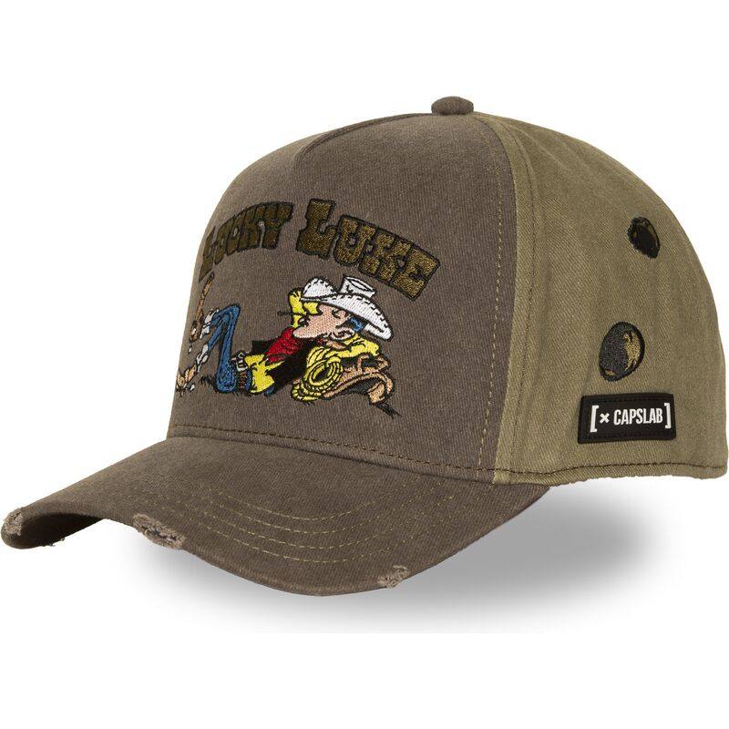 cepur-izliekta-bruns-snapback-lck4-luc-lucky-luke-no-capslab