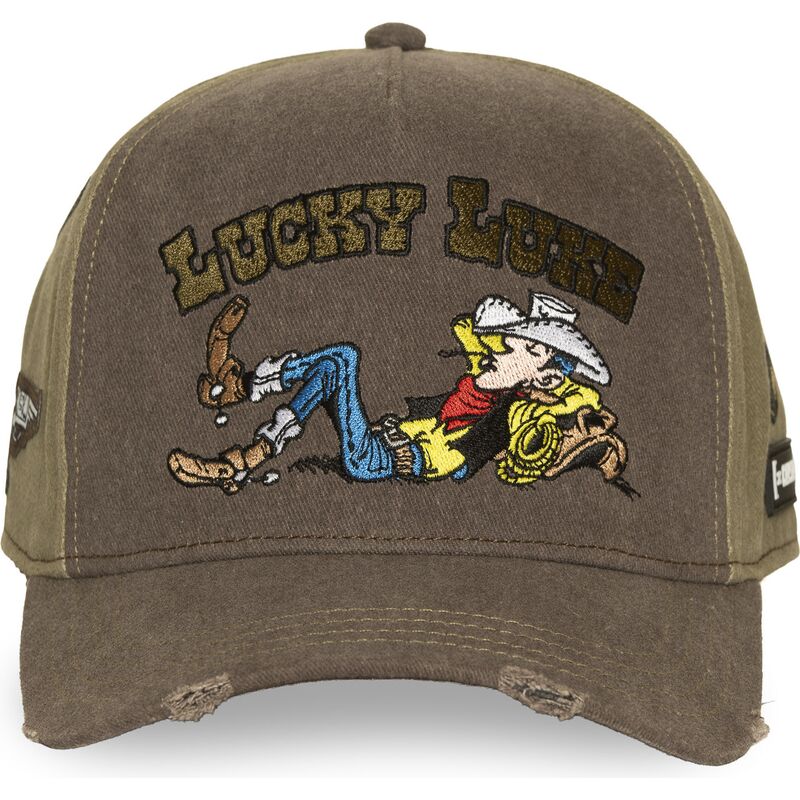 cepur-izliekta-bruns-snapback-lck4-luc-lucky-luke-no-capslab