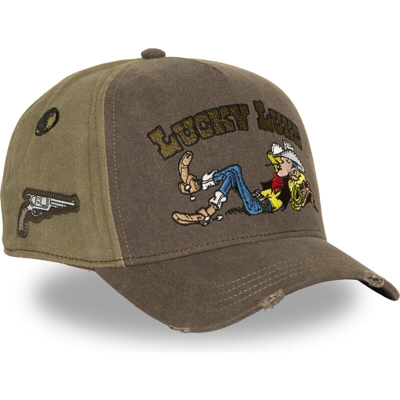 cepur-izliekta-bruns-snapback-lck4-luc-lucky-luke-no-capslab