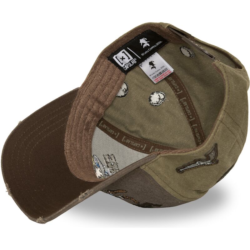 cepur-izliekta-bruns-snapback-lck4-luc-lucky-luke-no-capslab