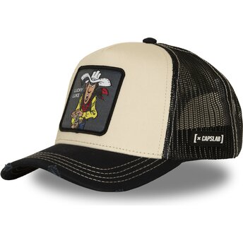 Cepur izliekta truckeris bēšs snapback LCK4 COW Lucky Luke no Capslab
