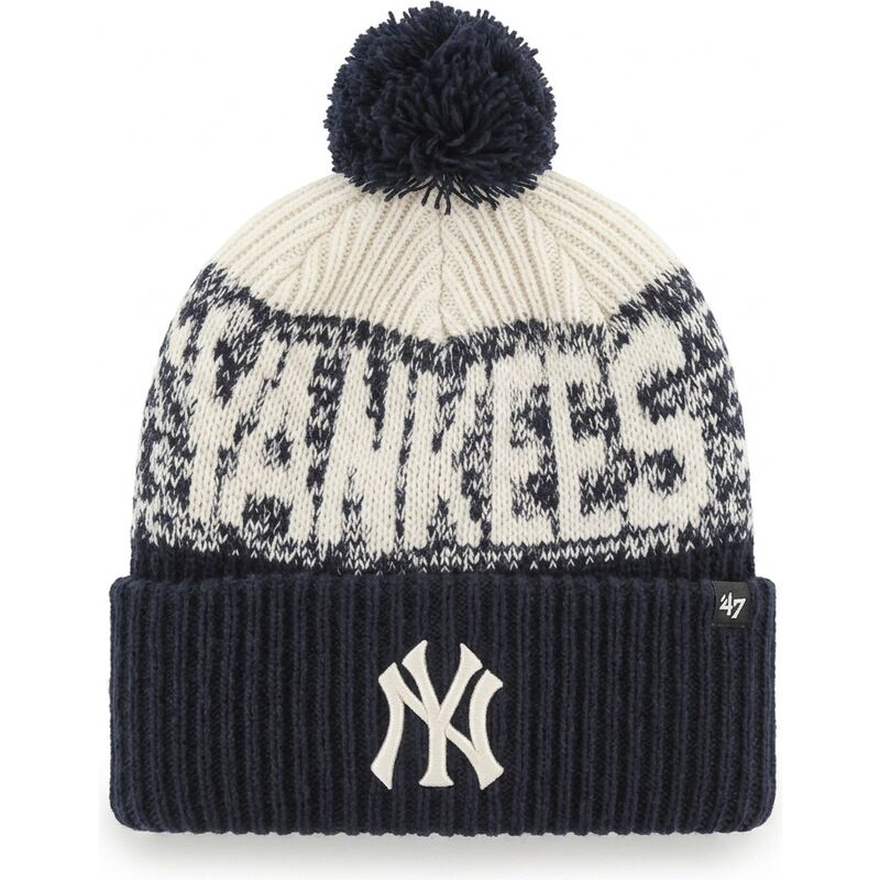 cepur-ar-bumbuli-tumsi-zils-bone-chill-cuff-knit-no-new-york-yankees-mlb-no-47-brand cepur-ar-bumbuli-tumsi-zils-bone-chill-cuff-knit-no-new-york-yankees-mlb-no-47-brand