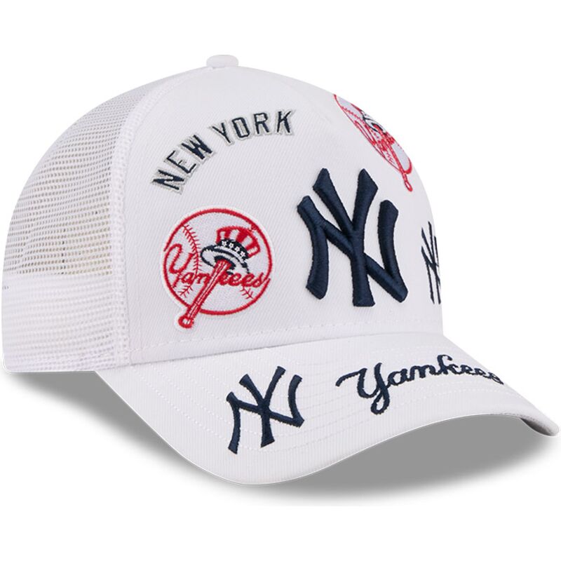 cepur-izliekta-truckeris-balts-snapback-9forty-m-crown-a-frame-all-over-no-new-york-yankees-mlb-no-new-era cepur-izliekta-truckeris-balts-snapback-9forty-m-crown-a-frame-all-over-no-new-york-yankees-mlb-no-new-era
