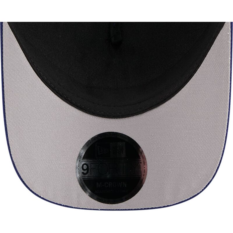 cepur-izliekta-truckeris-zils-snapback-9forty-m-crown-a-frame-all-over-no-los-angeles-dodgers-mlb-no-new-era