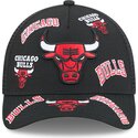 cepur-izliekta-truckeris-melns-snapback-9forty-m-crown-a-frame-all-over-no-chicago-bulls-nba-no-new-era