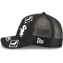 cepur-izliekta-truckeris-melns-snapback-9forty-m-crown-a-frame-all-over-no-chicago-white-sox-mlb-no-new-era