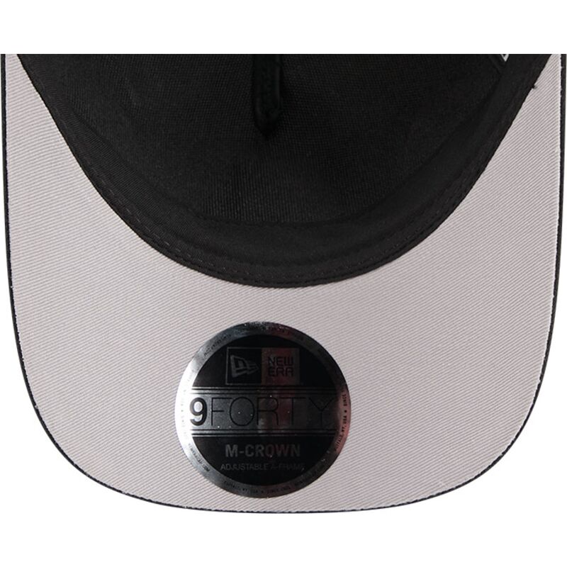 cepur-izliekta-truckeris-melns-snapback-9forty-m-crown-a-frame-all-over-no-chicago-white-sox-mlb-no-new-era