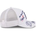 cepur-izliekta-truckeris-balts-snapback-9forty-m-crown-a-frame-all-over-no-los-angeles-dodgers-mlb-no-new-era