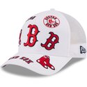 cepur-izliekta-truckeris-balts-snapback-9forty-m-crown-a-frame-all-over-no-boston-red-sox-mlb-no-new-era
