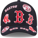 cepur-izliekta-truckeris-tumsi-zils-snapback-9forty-m-crown-a-frame-all-over-no-boston-red-sox-mlb-no-new-era
