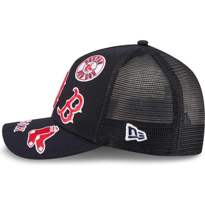 cepur-izliekta-truckeris-tumsi-zils-snapback-9forty-m-crown-a-frame-all-over-no-boston-red-sox-mlb-no-new-era