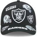 cepur-izliekta-truckeris-melns-snapback-9forty-m-crown-a-frame-all-over-no-las-vegas-raiders-nfl-no-new-era
