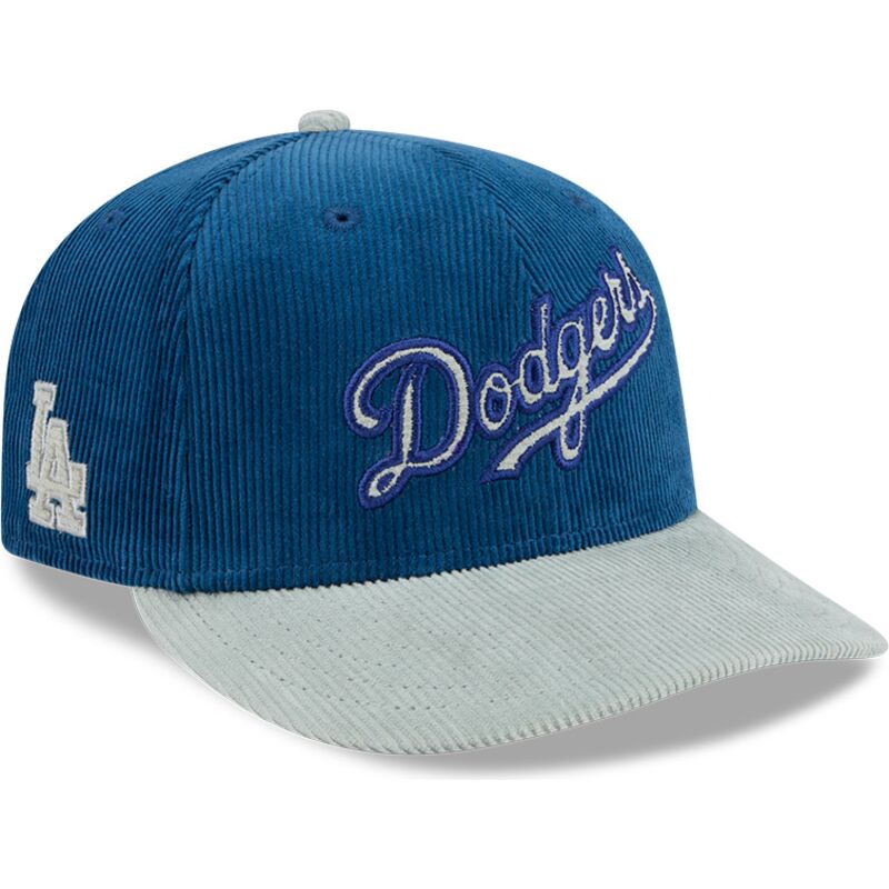 cepur-izliekta-zils-snapback-9fifty-9fifity-two-tone-cord-no-los-angeles-dodgers-mlb-no-new-era