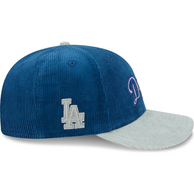 cepur-izliekta-zils-snapback-9fifty-9fifity-two-tone-cord-no-los-angeles-dodgers-mlb-no-new-era