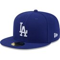 cepur-plakana-zils-pieguloss-59fifty-rhinstone-badge-no-los-angeles-dodgers-mlb-no-new-era