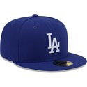 cepur-plakana-zils-pieguloss-59fifty-rhinstone-badge-no-los-angeles-dodgers-mlb-no-new-era