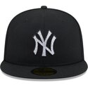 cepur-plakana-melns-pieguloss-59fifty-rhinestone-badge-no-new-york-yankees-mlb-no-new-era