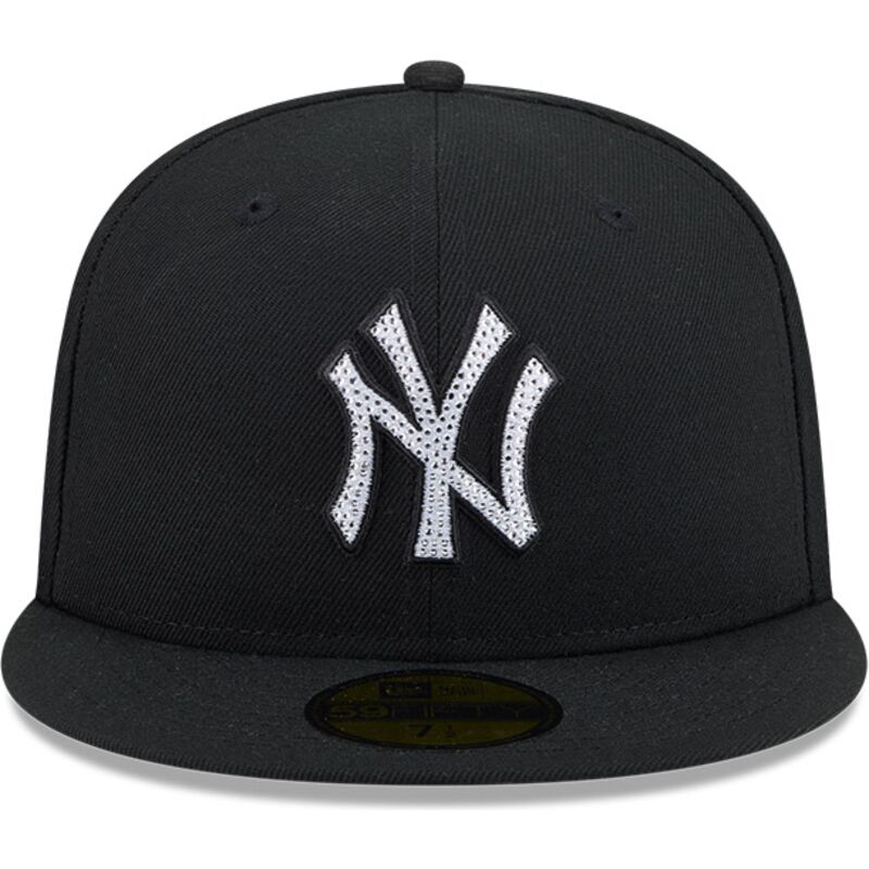 cepur-plakana-melns-pieguloss-59fifty-rhinestone-badge-no-new-york-yankees-mlb-no-new-era