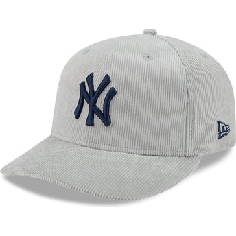 Cepur izliekta pelēks piegulošs 59FIFTY Cord no New York...