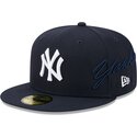 cepur-plakana-tumsi-zils-pieguloss-59fifty-side-script-no-new-york-yankees-mlb-no-new-era
