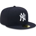 cepur-plakana-tumsi-zils-pieguloss-59fifty-side-script-no-new-york-yankees-mlb-no-new-era