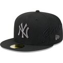 cepur-plakana-melns-pieguloss-59fifty-side-script-no-new-york-yankees-mlb-no-new-era