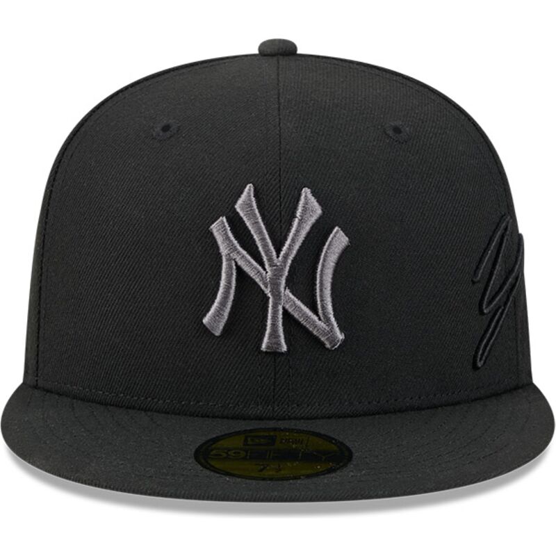 cepur-plakana-melns-pieguloss-59fifty-side-script-no-new-york-yankees-mlb-no-new-era