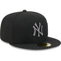 cepur-plakana-melns-pieguloss-59fifty-side-script-no-new-york-yankees-mlb-no-new-era